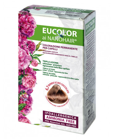 Tinta Eucolor 6.7 Biondo scuro cioccolato