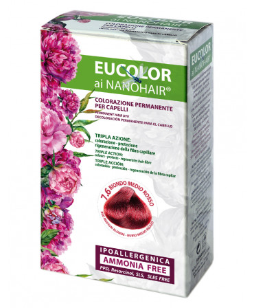 Tinta Eucolor 7.6 Biondo medio rosso