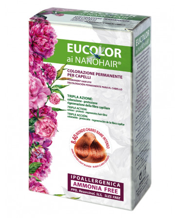 Tinta Eucolor 8.40 Biondo chiaro rame intenso