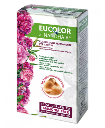 Tinta Eucolor 10.3 Biondo chiarissimo dorato